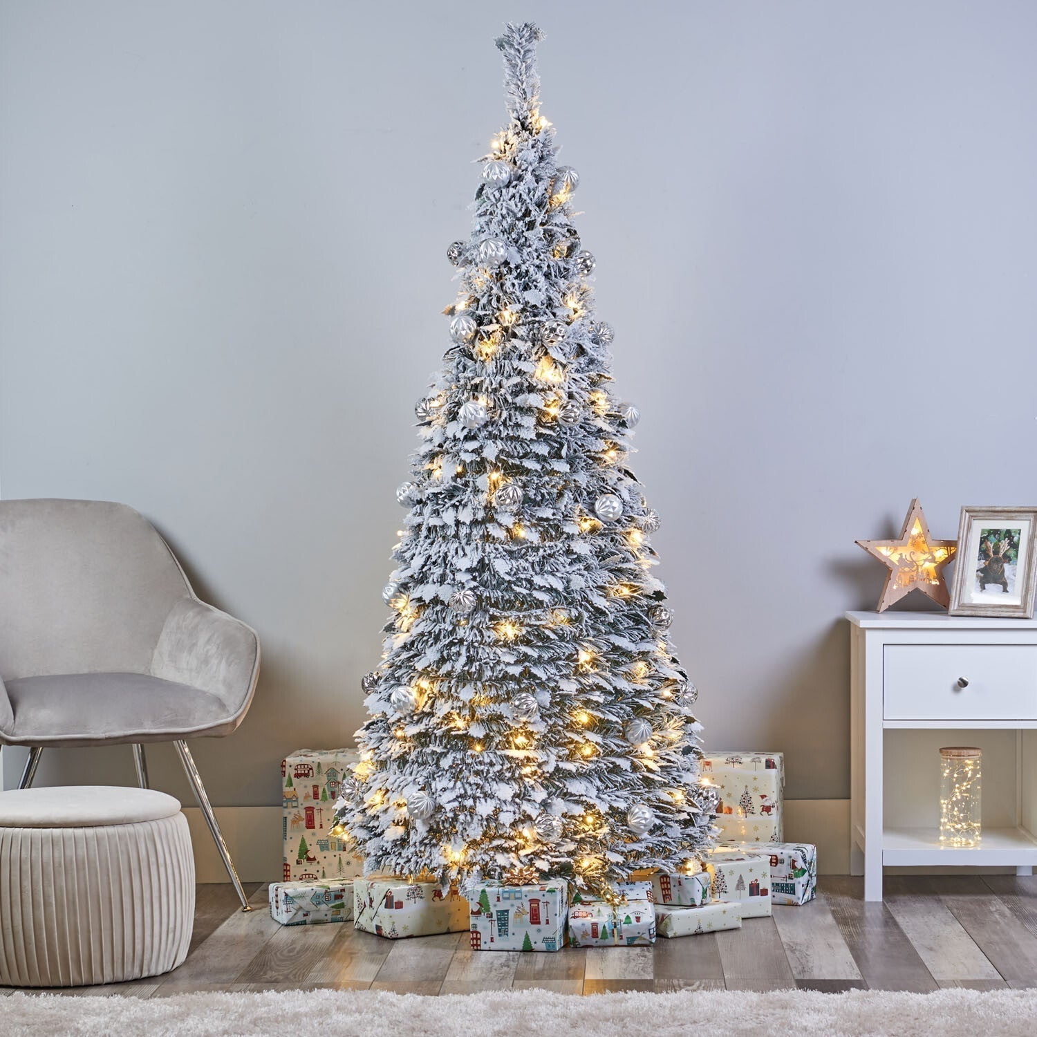 🎄 Árvore de Natal Deluxe 1,80m com Luzes Integradas (Pop-Up) montagem rápida