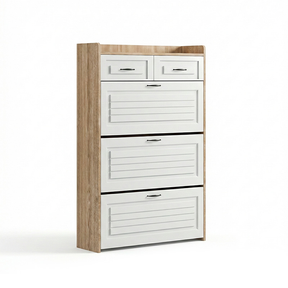 Sapateira Organizadora com 3 Portas 2 Gavetas Compacta